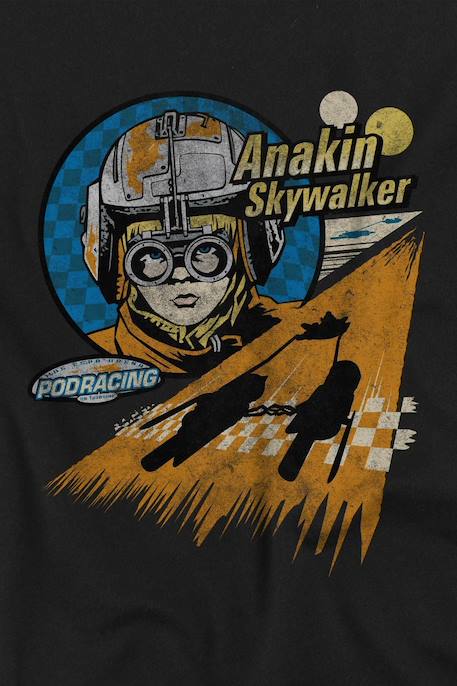 T-shirt garçon coton - Star Wars anakin skywalker Noir 3 - vertbaudet enfant 