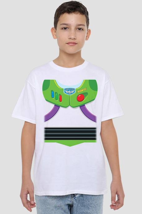 T-shirt motif buzz l'éclair style costume coton toy story Blanc 3 - vertbaudet enfant 