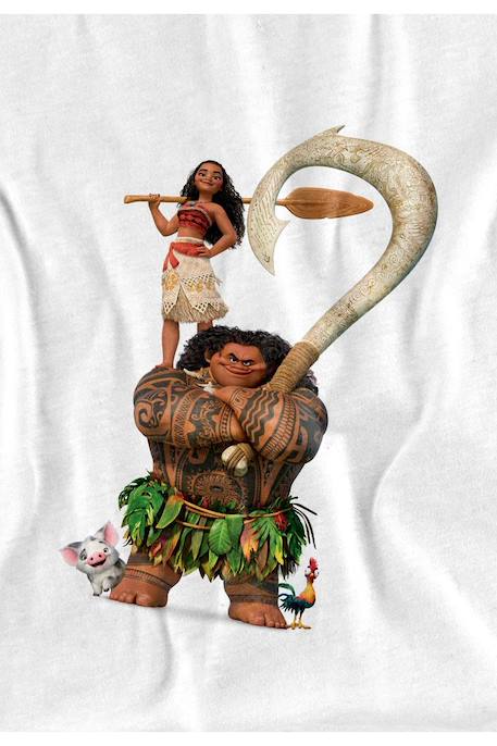 T-shirt coton vaiana Blanc 3 - vertbaudet enfant 