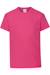 T-shirt enfant manches courtes coton original Azur+Blanc+Bleu ciel+Bleu marine+Bleu marine sombre+Bleu roi+Bordeaux+Fuchsia+Gris chiné+Jaune+Noir+Olive classique+Orange+Rouge+Rouge orangé+Tournesol+Vert bouteille+Vert clair+Vert kelly+Violet 22 - vertbaudet enfant 