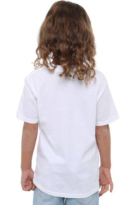 T-shirt coton la reine des neiges Blanc 5 - vertbaudet enfant 