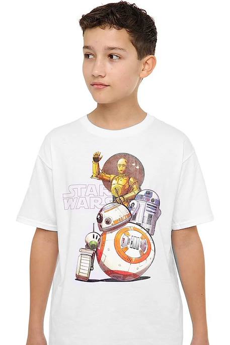 T-shirt coton star wars droid squad Blanc 3 - vertbaudet enfant 