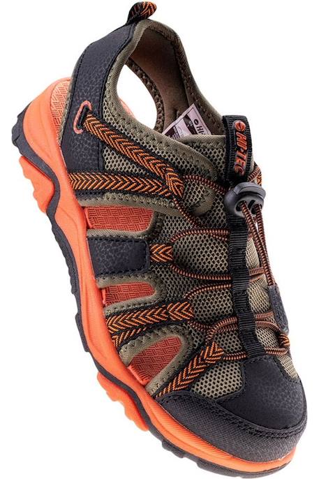 Sandales  sanev Noir / kaki / orange 6 - vertbaudet enfant 
