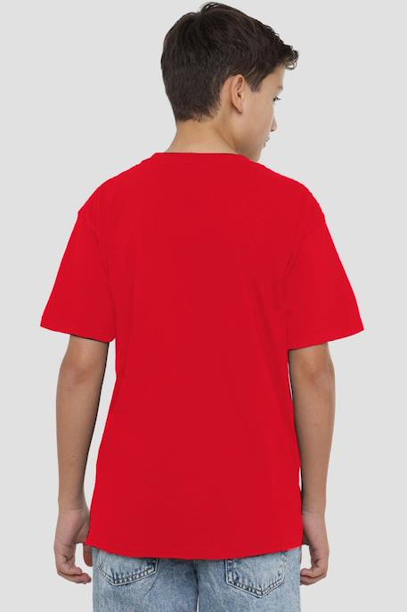 T-shirt de noël coton star wars beginning to look a lot like sithmus Rouge 4 - vertbaudet enfant 