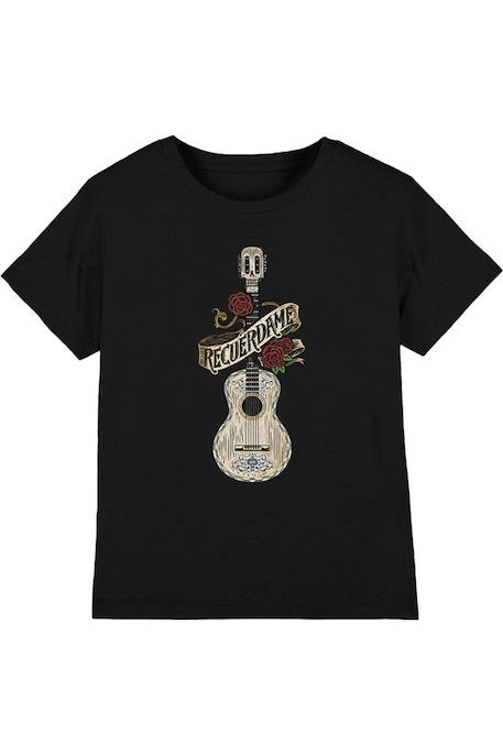 Fille-T-shirt coton recuerdame famous guitar