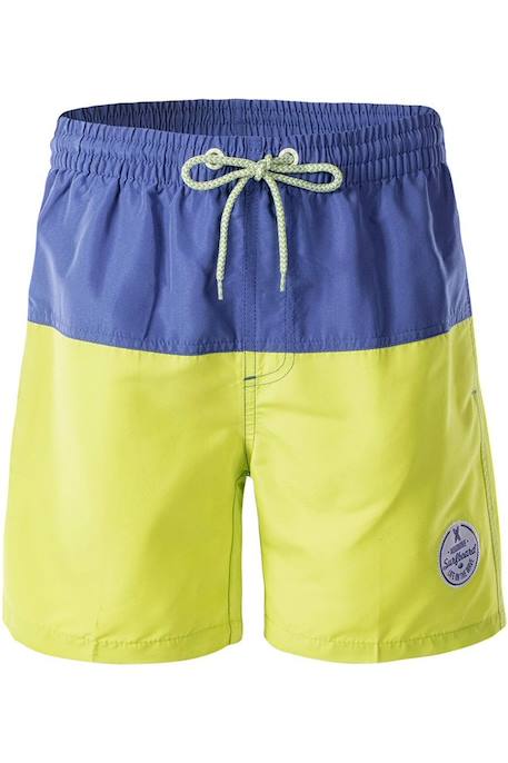 Short de bain  drakon Jaune vif / bleu mer clair+Rouge / bleu foncé 1 - vertbaudet enfant 