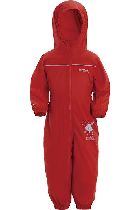 Combinaison imperméable bébé polyamide puddle iv Bleu+Rouge 5 - vertbaudet enfant 