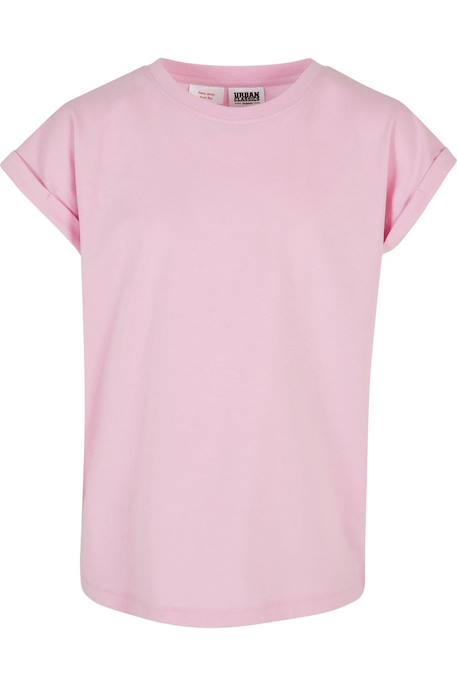 T-shirts coton bio Bleu barbeau / rose clair 5 - vertbaudet enfant 