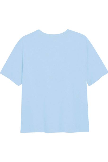 T-shirt motif ondulé coton Bleu clair 2 - vertbaudet enfant 