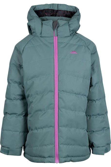 Doudoune polyester amira Fraise+Gris foncé+Vert sombre 9 - vertbaudet enfant 