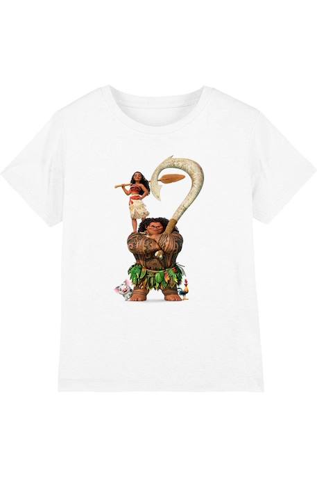 T-shirt coton vaiana Blanc 1 - vertbaudet enfant 