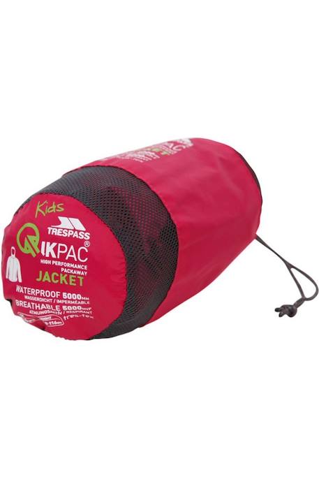 Coupe-vent pliable qikpac  x Rose foncé 3 - vertbaudet enfant 