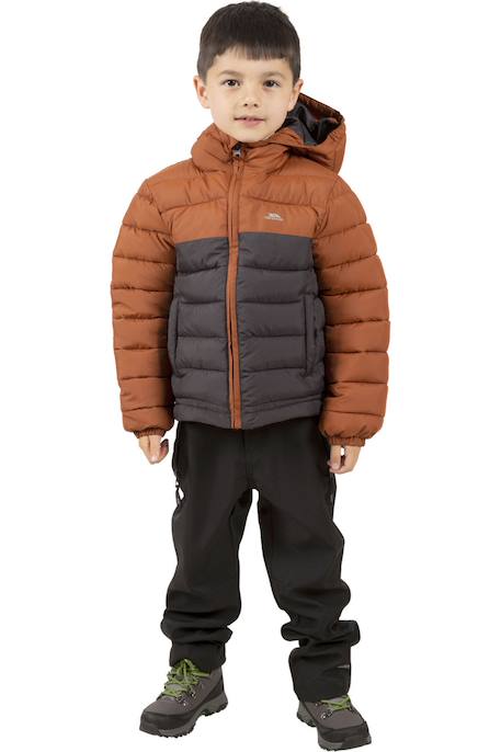 Doudoune polyester oskar Gris foncé 4 - vertbaudet enfant 