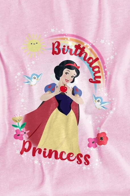 T-shirt coton blanche-neige birthday princess and friends Rose 3 - vertbaudet enfant 