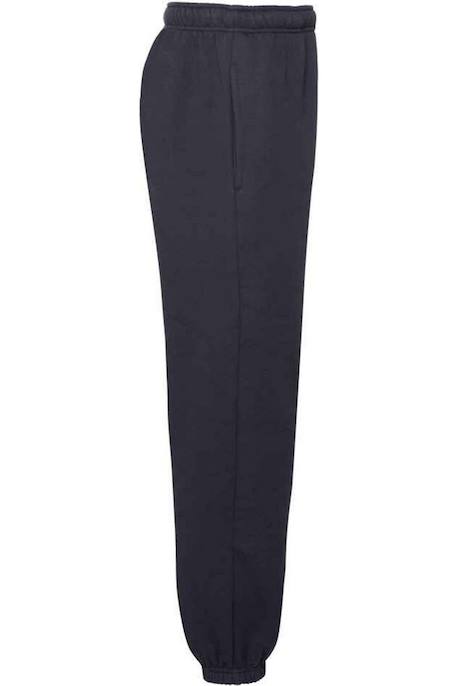 Pantalon de jogging en coton peigné qualité supérieure premium Bleu marine sombre+Noir 3 - vertbaudet enfant 