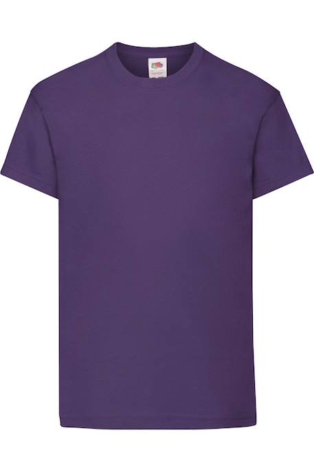 T-shirt enfant manches courtes coton original Azur+Bleu ciel+Bleu marine+Bleu marine sombre+Bleu roi+Jaune+Noir+Olive classique+Orange+Rouge+Rouge orangé+Tournesol+Vert bouteille+Vert citron+Vert kelly+Violet 46 - vertbaudet enfant 