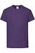T-shirt enfant manches courtes coton original Azur+Bleu ciel+Bleu marine+Bleu marine sombre+Bleu roi+Jaune+Noir+Olive classique+Orange+Rouge+Rouge orangé+Tournesol+Vert bouteille+Vert citron+Vert kelly+Violet 46 - vertbaudet enfant 