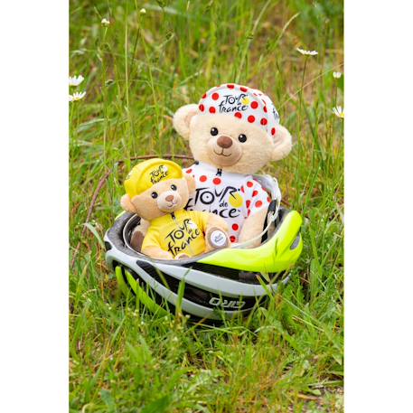 Peluche - peluche officielle ours tour de france - maillot et casquette vainqueur étape jaune - 15 cm Jaune 4 - vertbaudet enfant 
