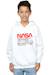 Sweat à capuche coton nasa Blanc+Noir 3 - vertbaudet enfant 