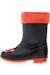 Bottes de pluie  frise Saphir foncé / orange 2 - vertbaudet enfant 