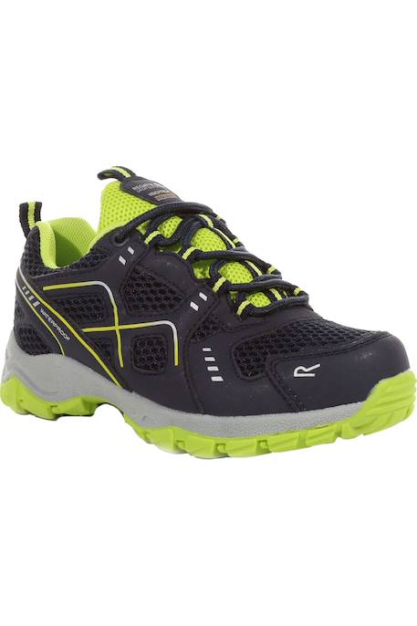 Chaussures de marche  vendeavour Bleu marine / vert néon+Noir / gris clair 1 - vertbaudet enfant 