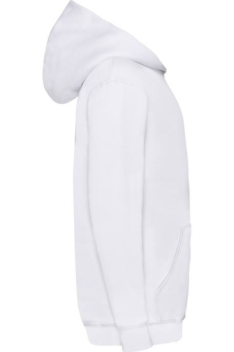 Sweat à capuche classic coton 260 Azur+Blanc+Bleu roi+Gris chiné+Rose clair+Tournesol+Vert kelly 6 - vertbaudet enfant 