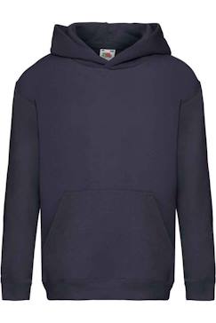 -Sweat à capuche en coton peigné de qualité supérieure premium
