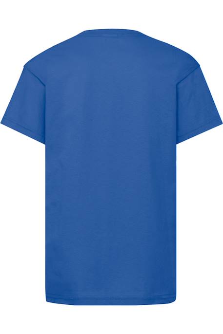 T-shirt coton original Azur+Blanc+Bleu ciel+Bleu marine+Bleu marine sombre+Bleu roi+Bordeaux+Fuchsia+Gris chiné+Jaune+Noir+Olive classique+Orange+Rouge+Rouge orangé+Tournesol+Vert bouteille+Vert clair+Vert kelly+Violet 17 - vertbaudet enfant 