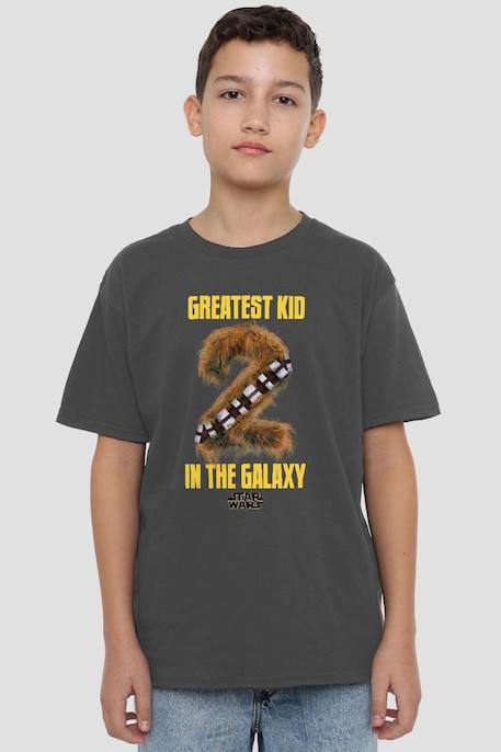 T-shirt motif chewbacca coton star wars greatest kid Charbon 4 - vertbaudet enfant 