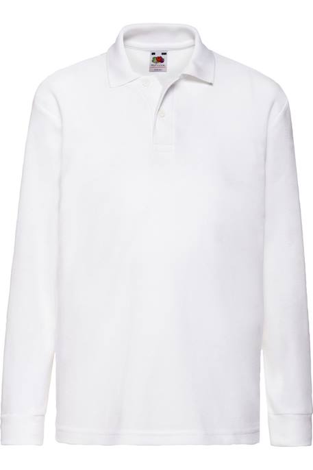 Polo polyester Blanc+Bleu ciel+Bleu roi 1 - vertbaudet enfant 