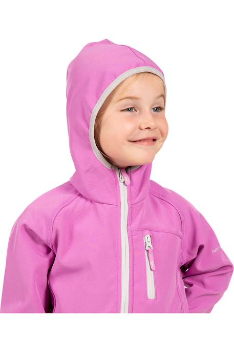Veste softshell  kian Noir+Pourpre+Rose 11 - vertbaudet enfant 