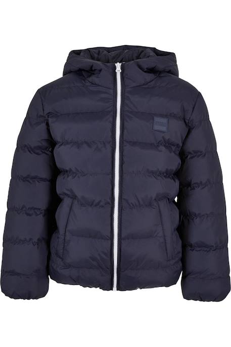 Doudoune garçon avec capuche matelassée Blanc / bleu marine+Bleu+Gris loup+Noir 1 - vertbaudet enfant 