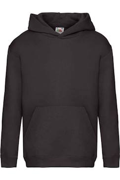 -Sweat à capuche en coton peigné de qualité supérieure premium
