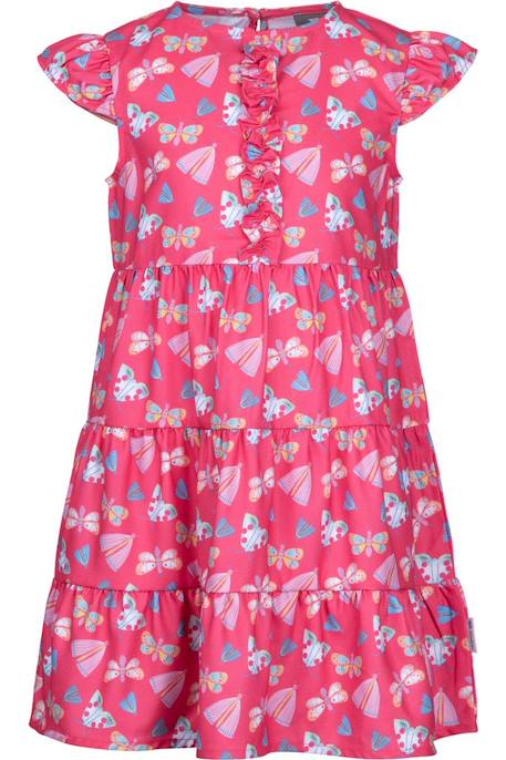 Robe décontractée polyester subtle Fraise 1 - vertbaudet enfant 