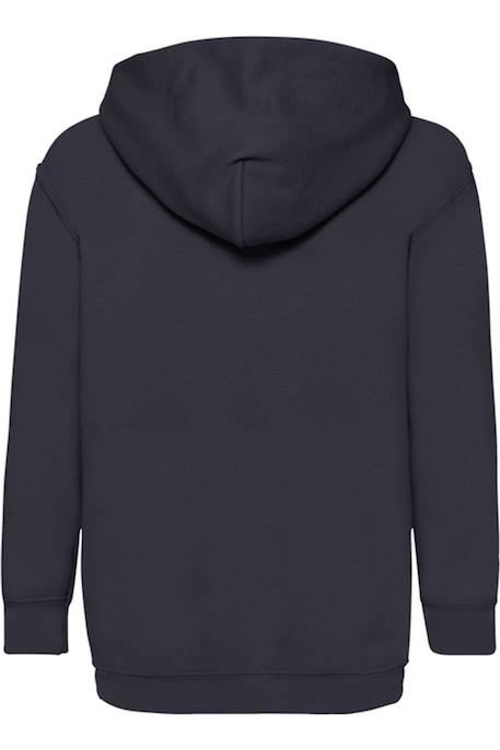 Sweat à capuche coton Blanc+Bleu marine sombre+Bleu roi+Gris chiné+Noir+Rouge 5 - vertbaudet enfant 