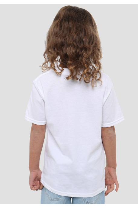 T-shirt coton la reine des neiges sisters connected by love Blanc 2 - vertbaudet enfant 