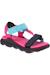 Sandales  mileri Mer de gibraltar / bleu paon / fuchsia pastel 1 - vertbaudet enfant 