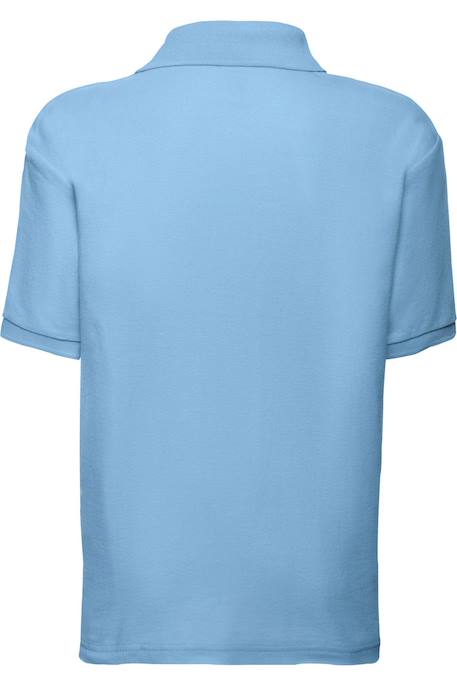 Polo enfant Bleu ciel+Bleu marine+Bleu marine sombre+Bleu roi+Bordeaux+Gris chiné+Noir+Rose clair+Rouge+Tournesol+Vert bouteille+Violet 2 - vertbaudet enfant 