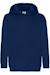 Sweat à capuche enfant coton classic Bleu marine+Bleu marine sombre+Bleu roi+Noir+Rose clair+Rouge 1 - vertbaudet enfant 
