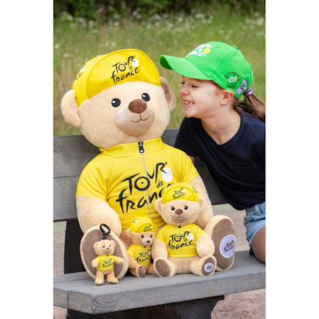 Peluche - peluche officielle ours tour de france - maillot et casquette vainqueur étape jaune - 15 cm Jaune 6 - vertbaudet enfant 