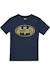T-shirt motif logo griffonné coton batman Bleu marine+Gris chiné 1 - vertbaudet enfant 