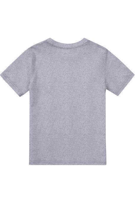 T-shirt motif bouclier dégoulinant coton Gris chiné 2 - vertbaudet enfant 