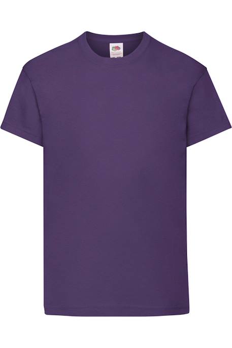 T-shirt coton original Azur+Blanc+Bleu ciel+Bleu marine+Bleu marine sombre+Bleu roi+Bordeaux+Fuchsia+Gris chiné+Jaune+Noir+Olive classique+Orange+Rouge+Rouge orangé+Tournesol+Vert bouteille+Vert clair+Vert kelly+Violet 58 - vertbaudet enfant 