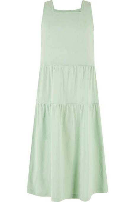 Robe coton valance Blanc+Mangue+Vert 5 - vertbaudet enfant 