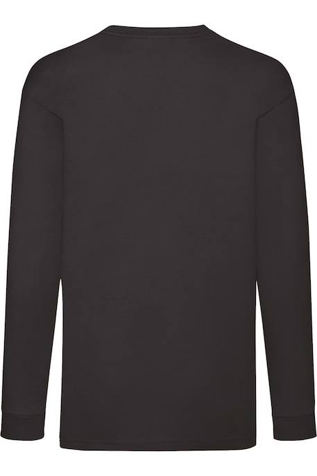 T-shirt enfant manches longues coton valueweight Blanc+Bleu marine sombre+Bleu roi+Gris chiné+Noir+Rouge 12 - vertbaudet enfant 