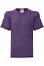 T-shirt coton iconic Gris chiné+Violet chiné 4 - vertbaudet enfant 