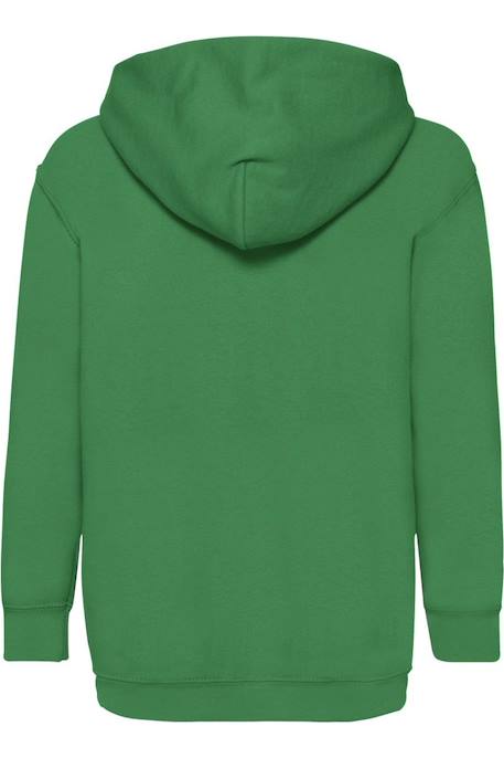 Sweat à capuche classic coton 260 Azur+Blanc+Bleu roi+Gris chiné+Rose clair+Tournesol+Vert kelly 20 - vertbaudet enfant 