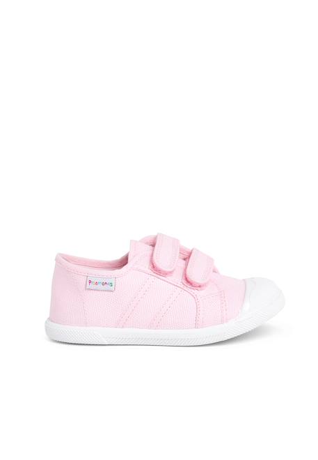 Baskets en toile avec scratchs pour enfant Rose 1 - vertbaudet enfant 