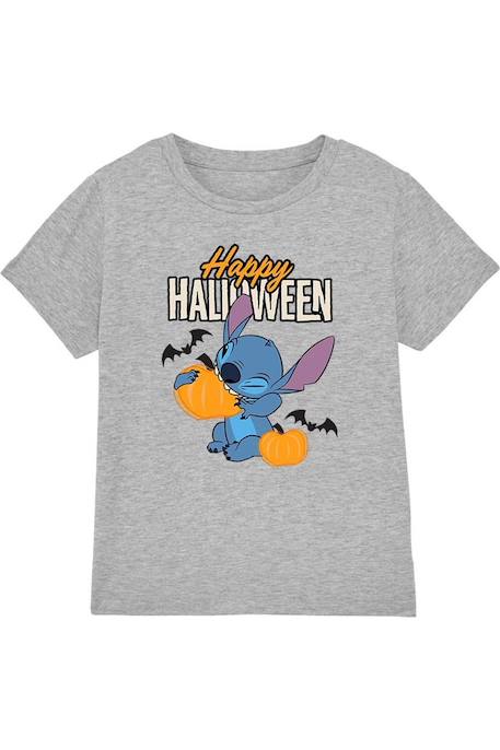 T-shirt coton happy halloween Gris chiné 1 - vertbaudet enfant 