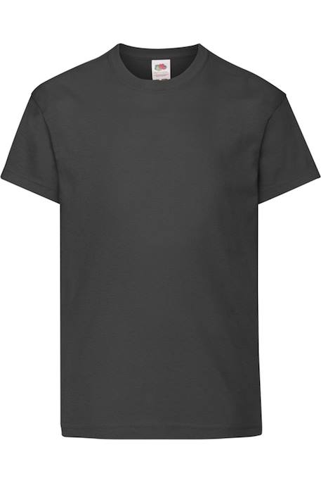 T-shirt coton original Azur+Blanc+Bleu ciel+Bleu marine+Bleu marine sombre+Bleu roi+Bordeaux+Fuchsia+Gris chiné+Jaune+Noir+Olive classique+Orange+Rouge+Rouge orangé+Tournesol+Vert bouteille+Vert clair+Vert kelly+Violet 31 - vertbaudet enfant 